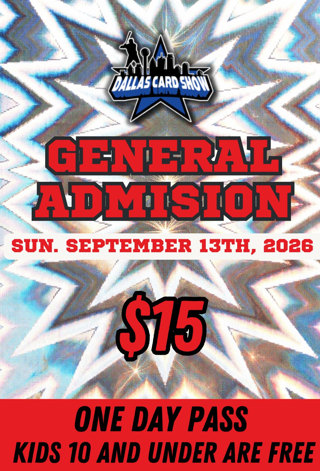 Sunday September 13th - General Admission