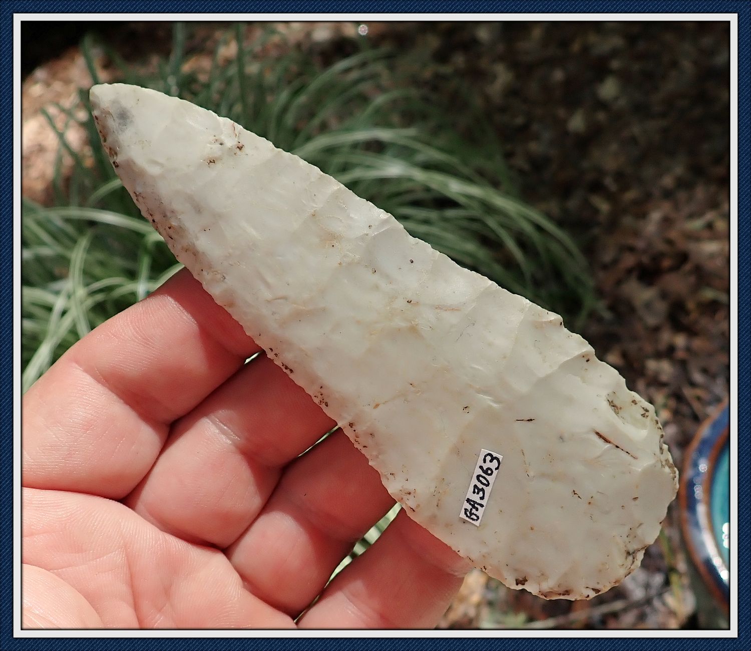 ~ 5"  Archaic Blade ~ Burlington Chert Cobbs ~