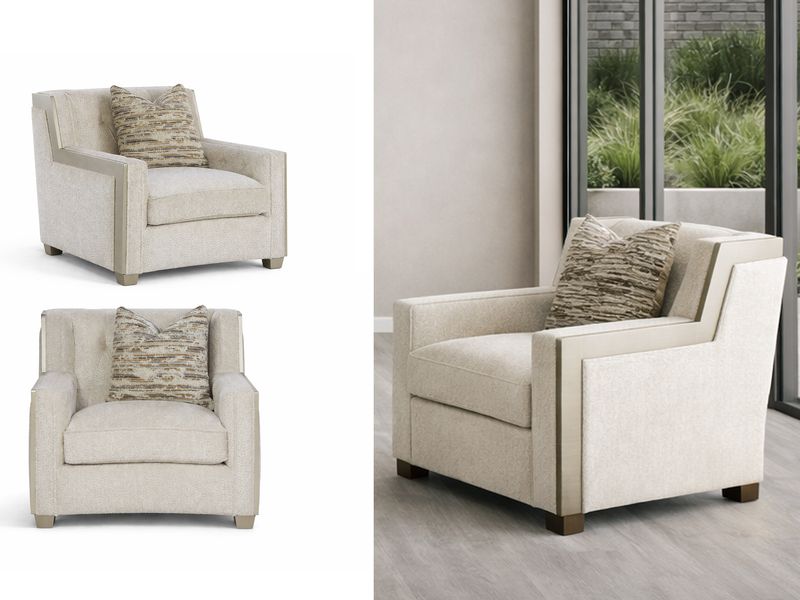 Ligne Luxe Armchair, Beige