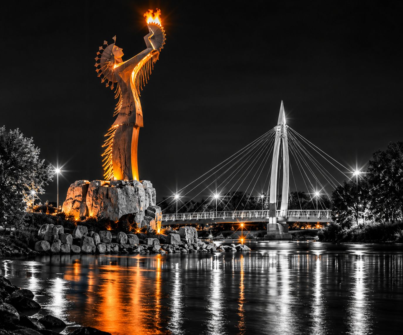 Keeper of the Plains by Moonlit Waters