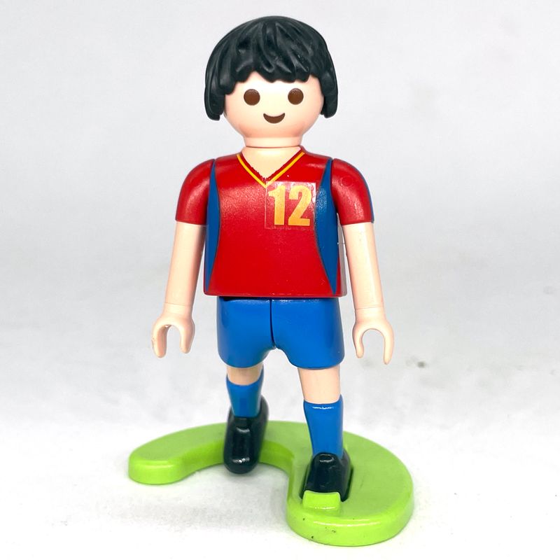playmobil footballeur portuguais rouge