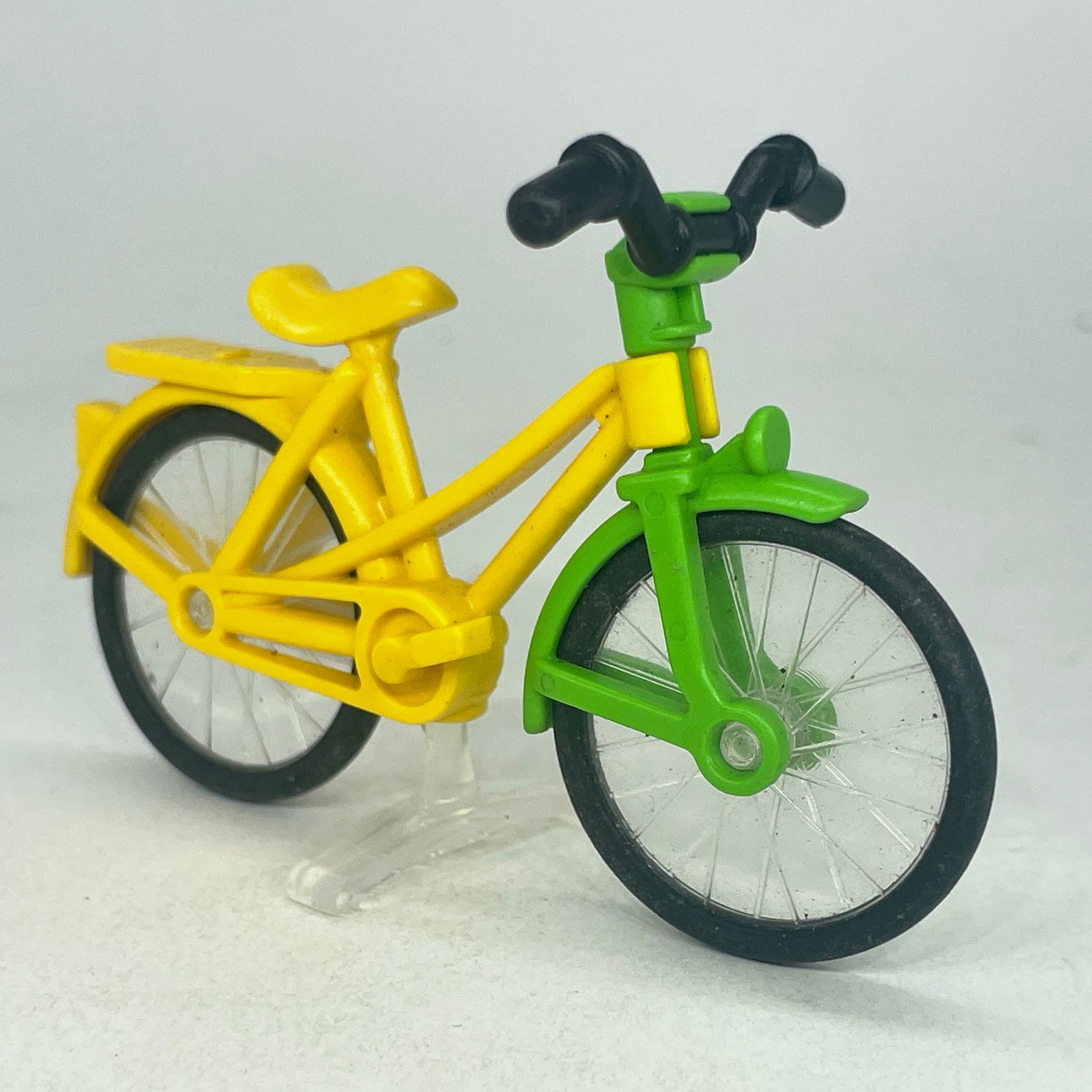 playmobil vélo adulte jaune vert