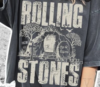 Rolling Stones Grey &amp; White