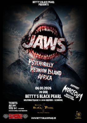TICKET - JAWS + Morcegula - Bremen 06.05.26 @ Bettys Black Pearl