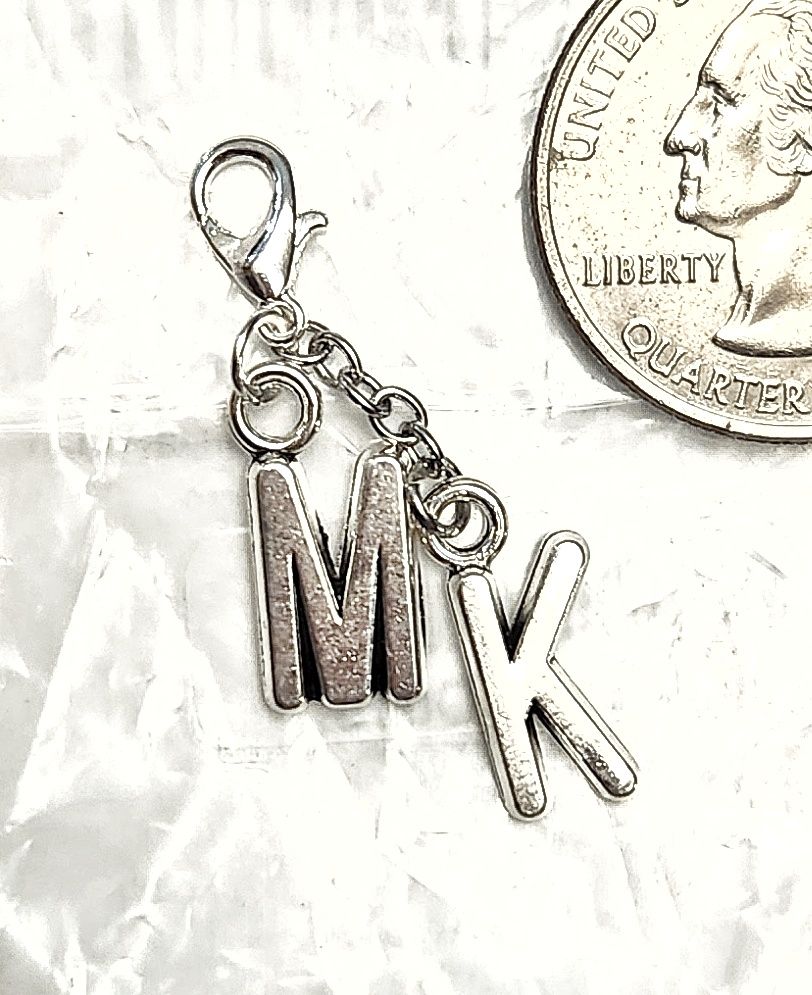 MK Initials Charm