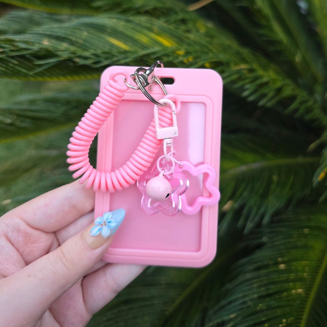 Cute Keyring Attachment Photocard Holder!
