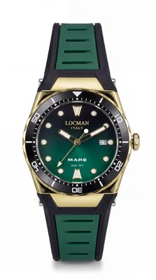 LOCMAN MARE 300MT 40MM PVD ROSE GOLD NERO E VERDE LOCMAN MARE 300MT 40MM PVD ROSE GOLD NERO E VERDE