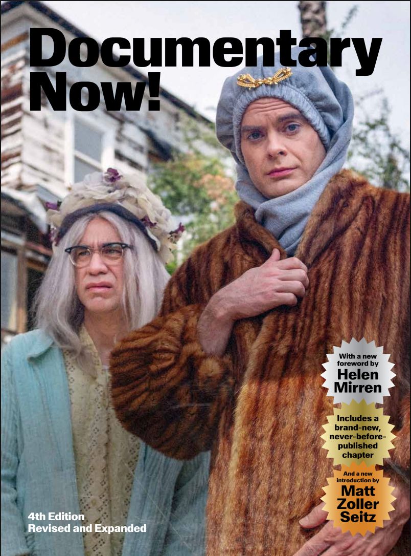 PRE-ORDER SIGNED Documentary Now!: Fourth Edition (Revised and Expanded) Seth Meyers, Documentary Now!, with Matt Zoller Seitz (Intro)(Hardcover, NEW)