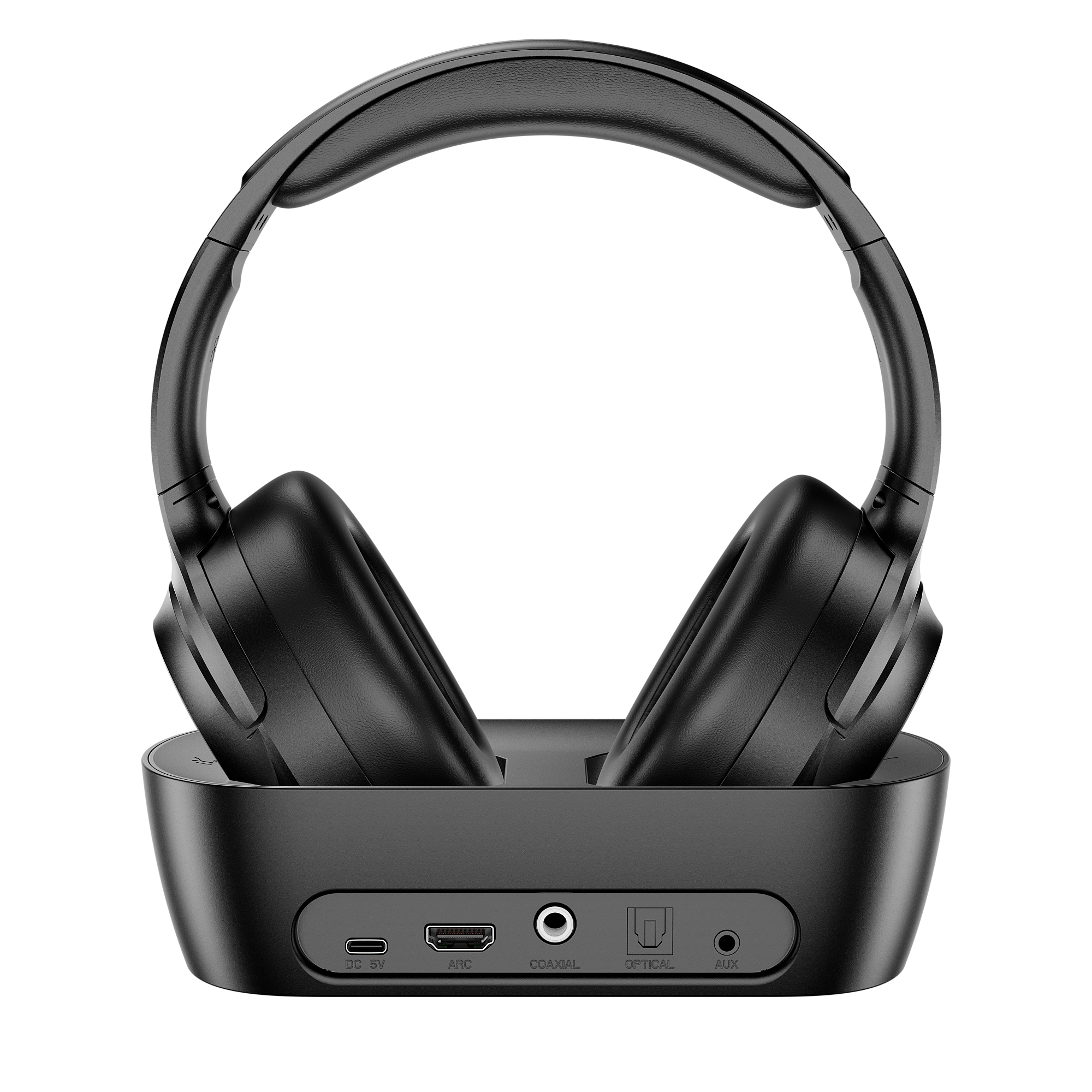 Radiocuffia Per TV Bluetooth Dotata di Circuito ANC Per La Cancellazione Del Rumore Di Fondo - Con Presa Ottica, HDMI ARC, USB C, 3.5mm E Coassiale