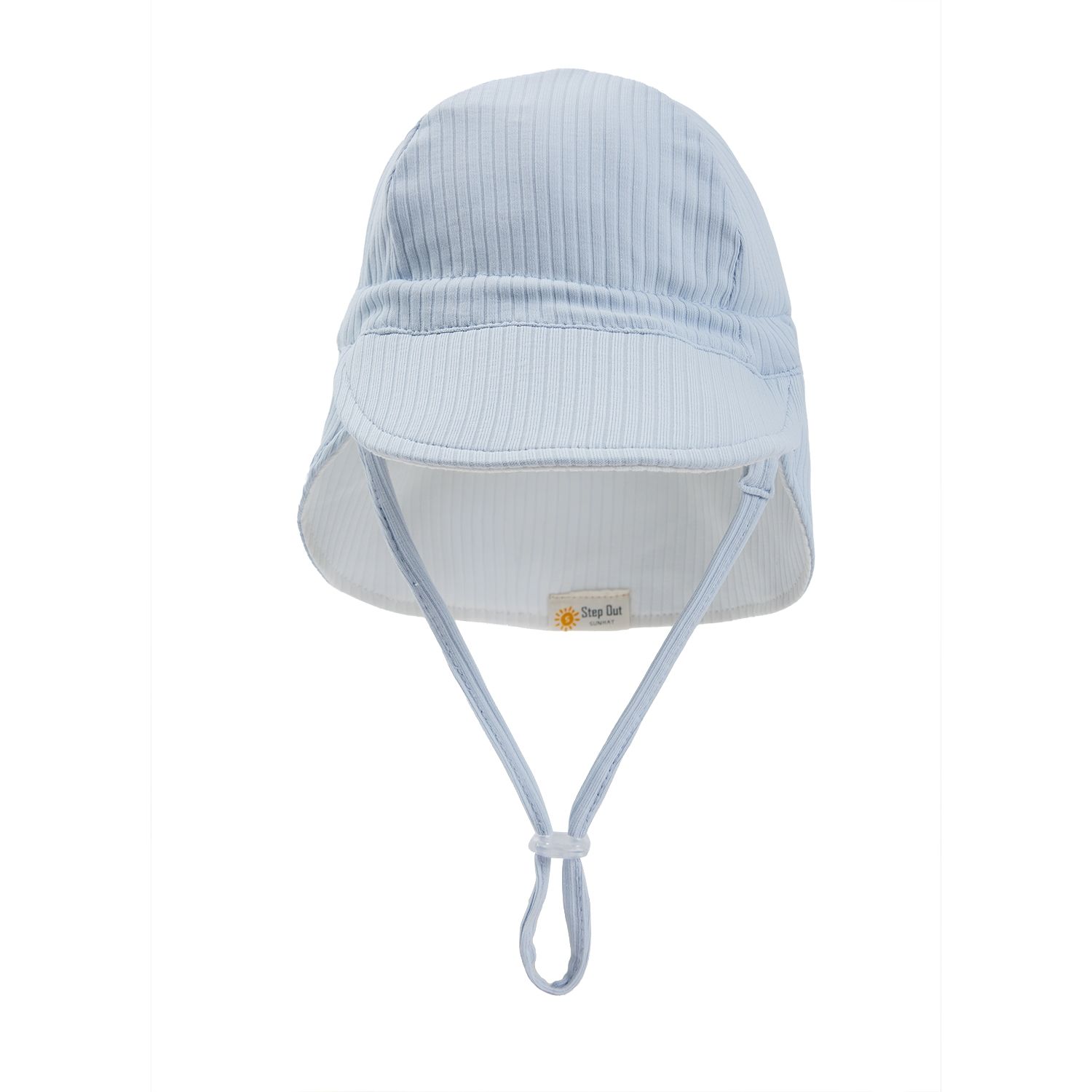 Sky Breeze (Blue/White) Flap Cap Summer