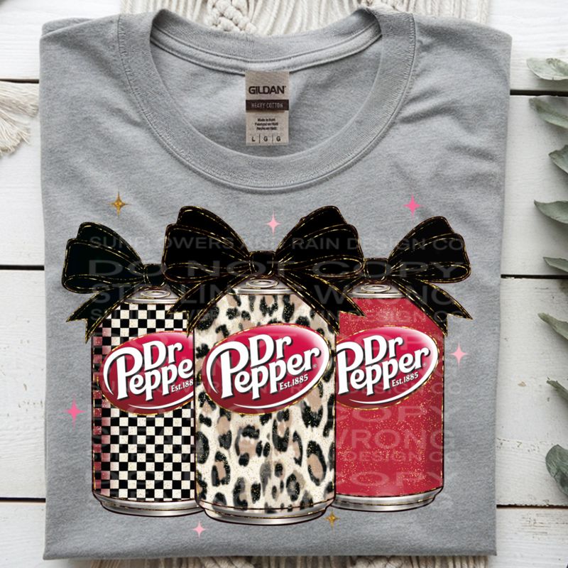 Dr Pepper png file for sublimation and dtf shirts. Digital download only.