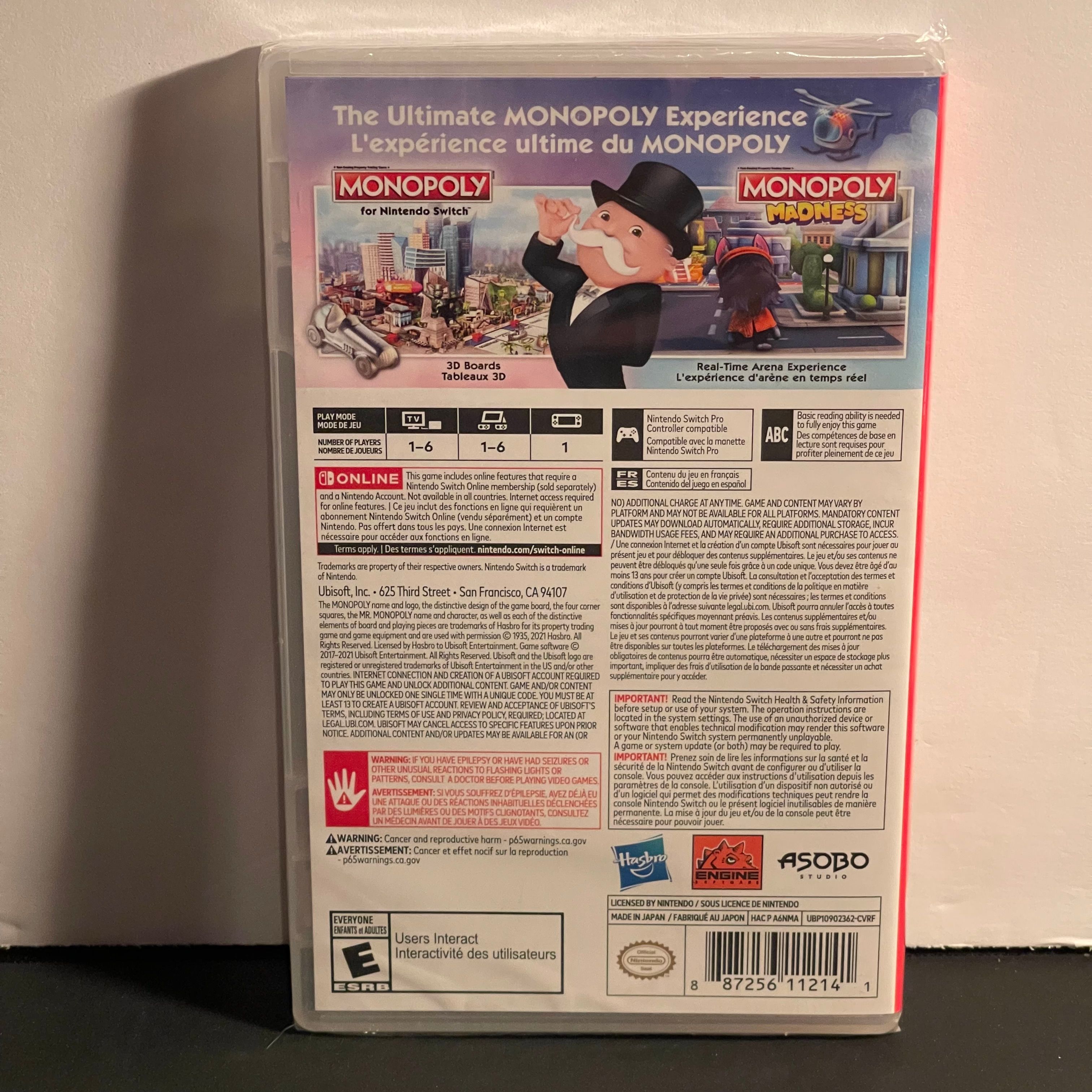 Monopoly + Monopoly Madness | Switch | Brand New, Sealed