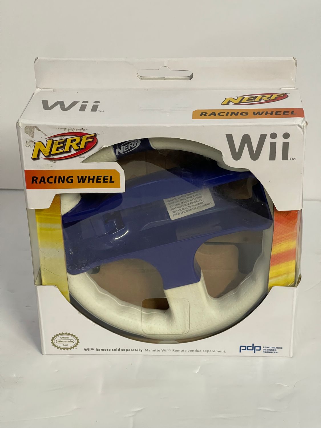 PDP Nerf Racing Wheel | Wii | Brand New