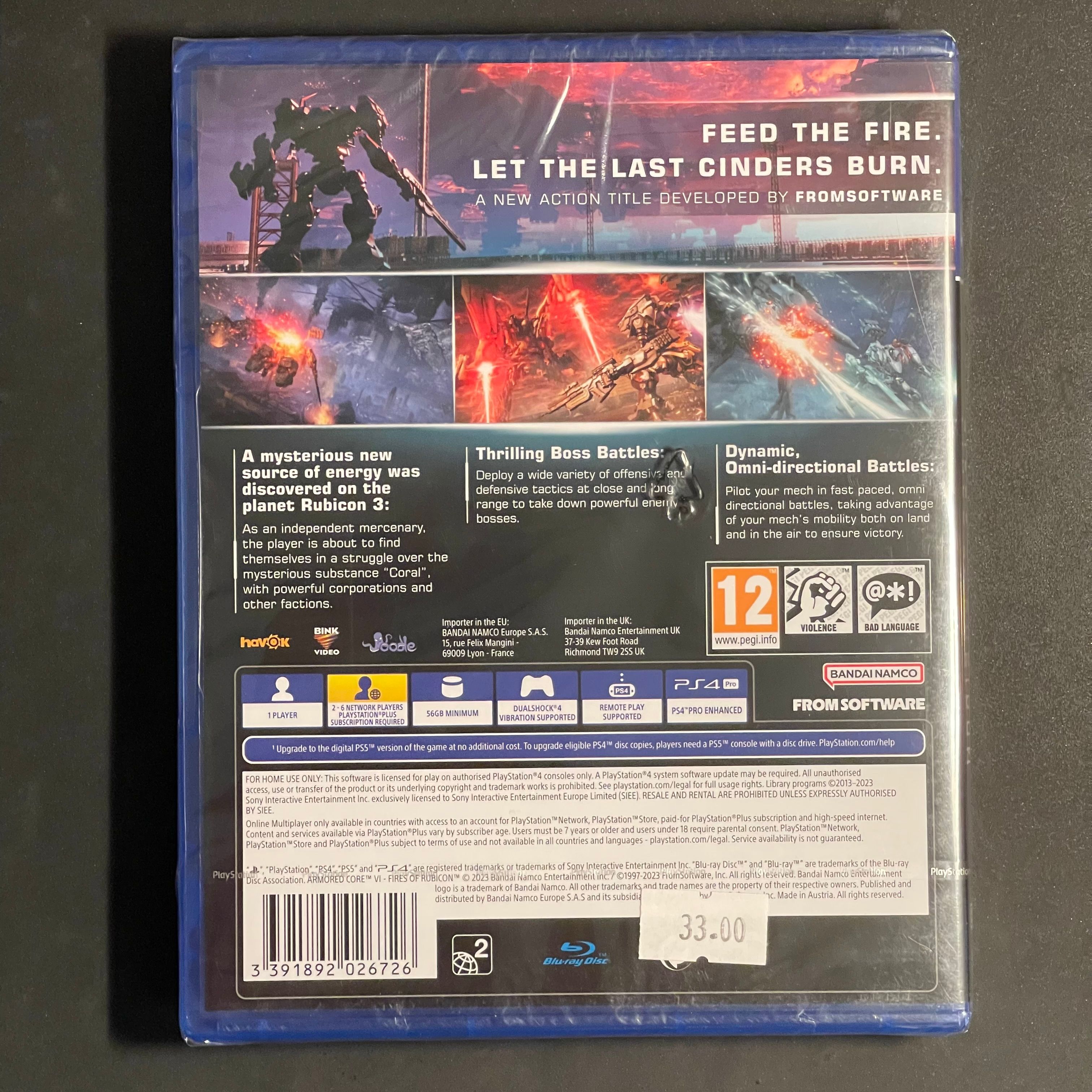 Armored Core VI: Fires of Rubicon | PAL PS4 | Brand New, Sealed