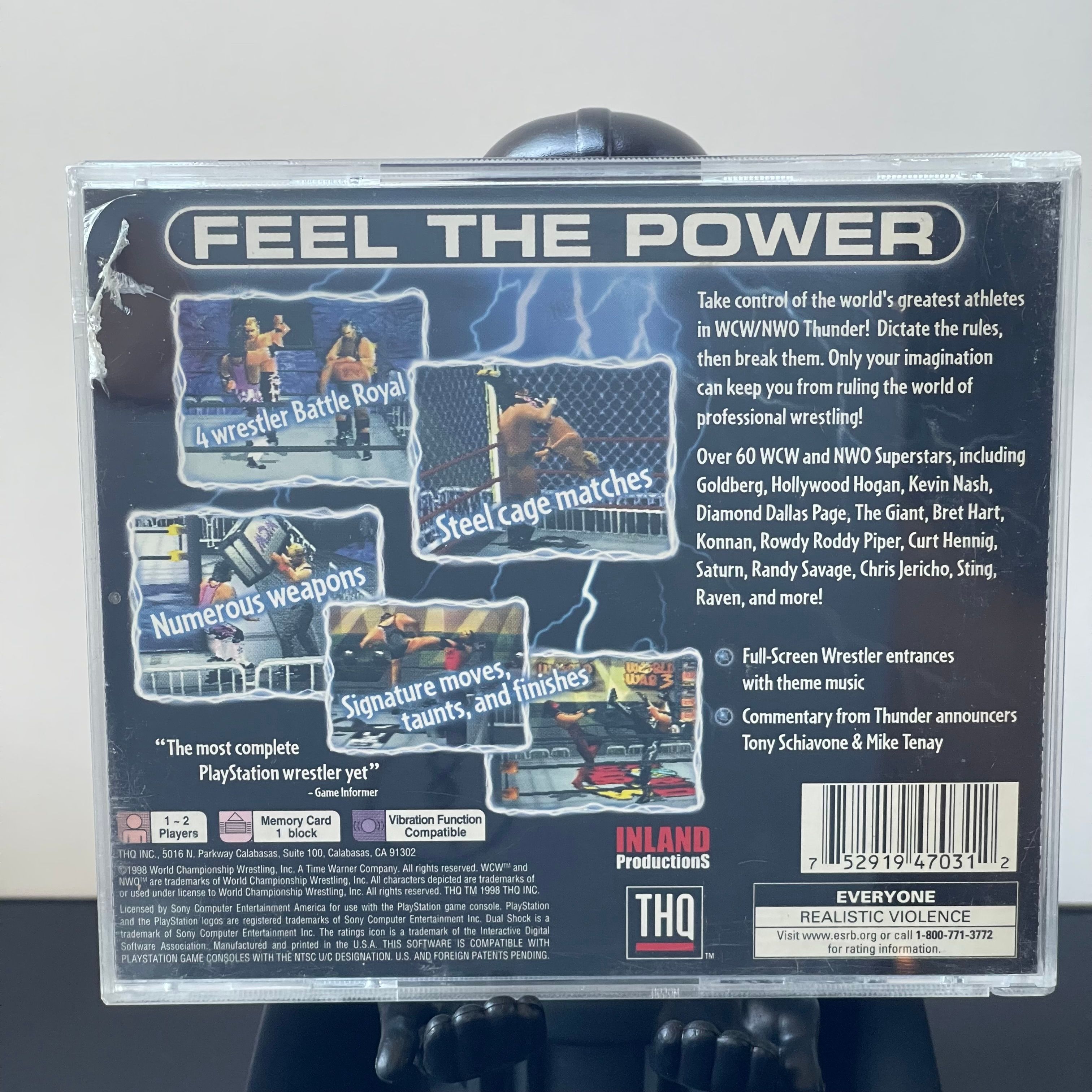 WCW nWo Thunder | PS1 | Missing Manual