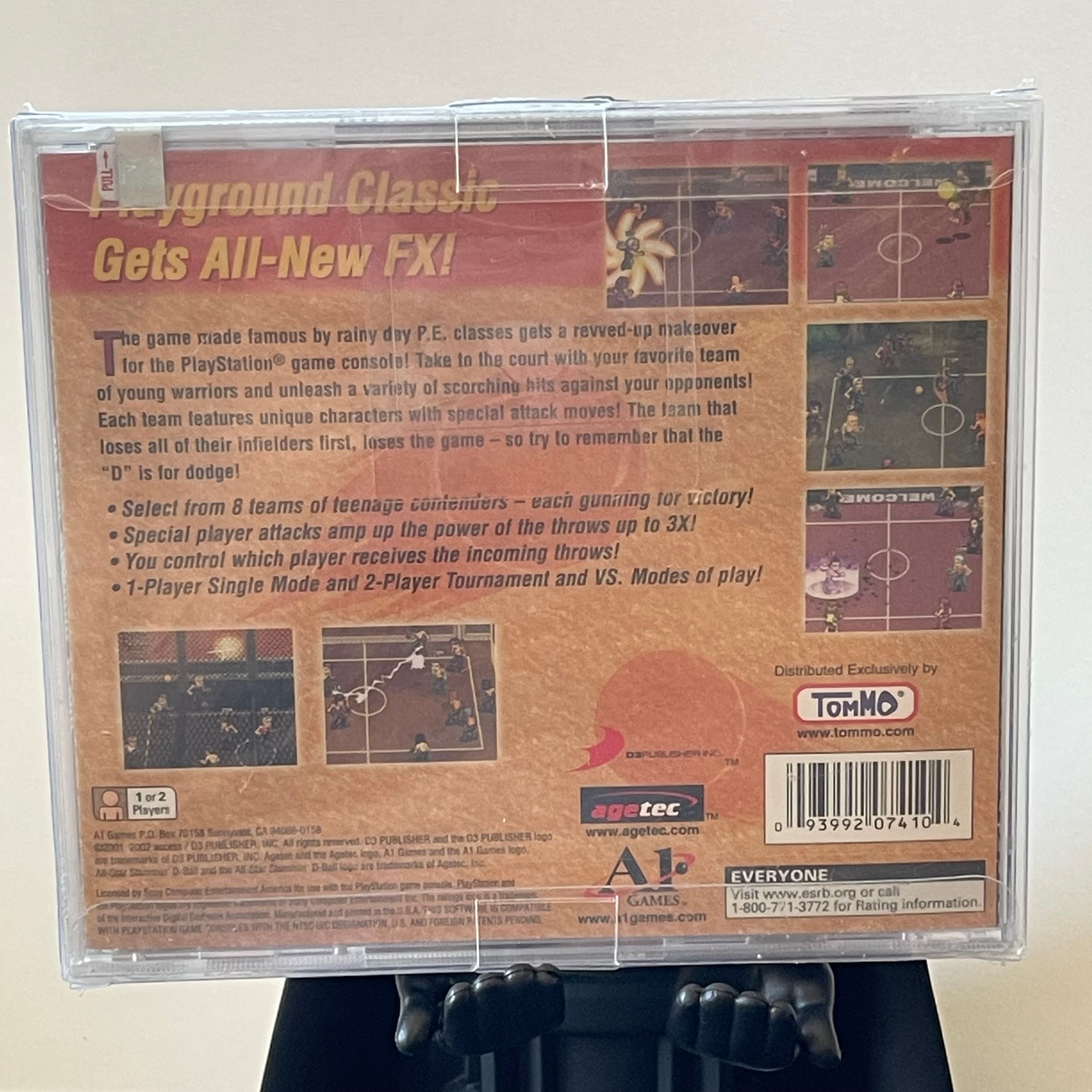 All-Star Slammin D-Ball | PS1 | Brand New, Sealed
