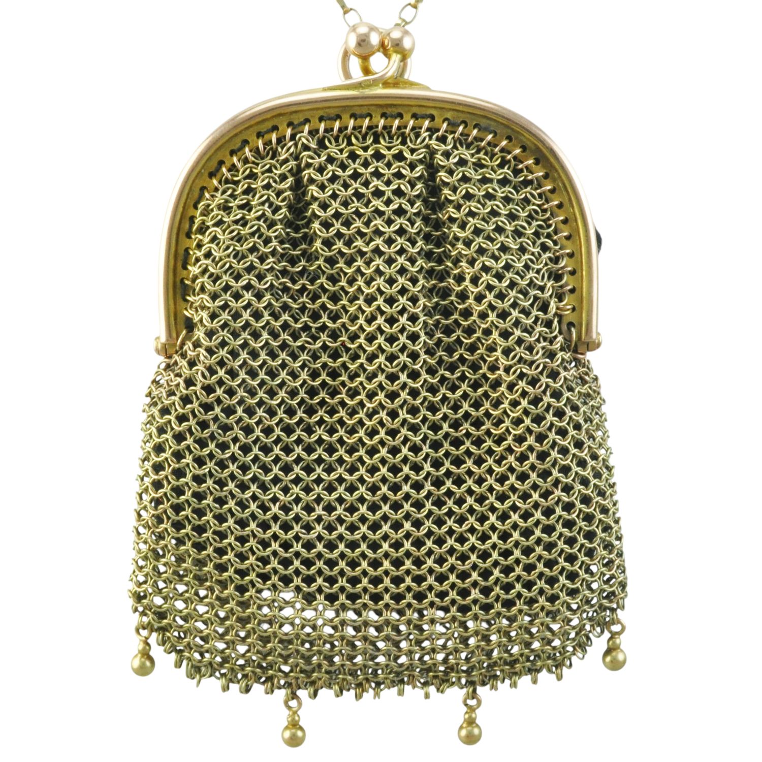 9ct Gold Woven Coin Purse