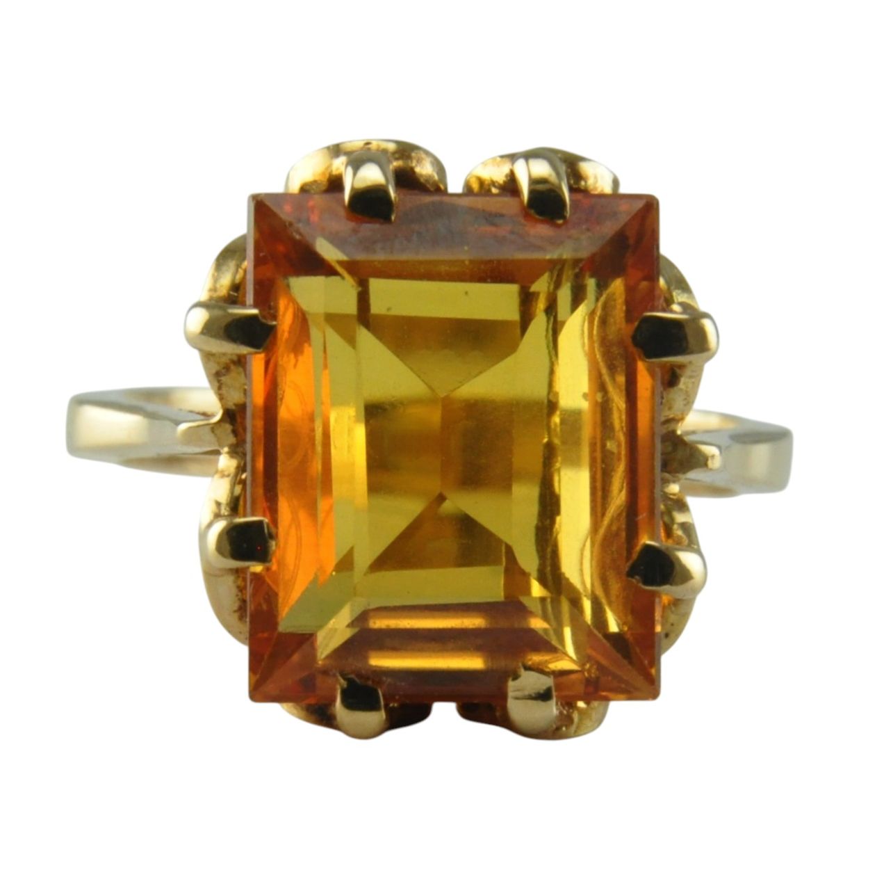 Vintage Synthetic Sapphire Ring