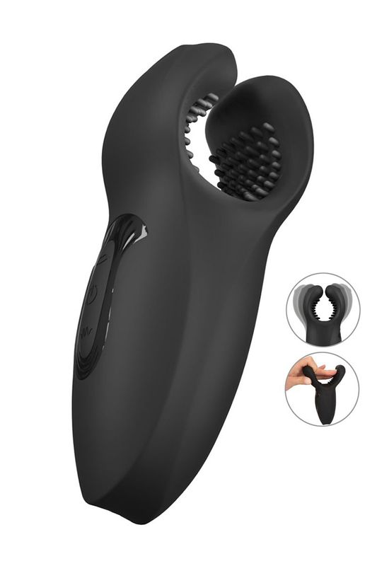 Masturbateur Masculin Vibrant Man Wand avec Ailettes Mobiles – Rebel