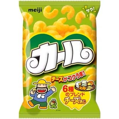 Meiji Carl Cheese Flavor Corn Snacks 64g