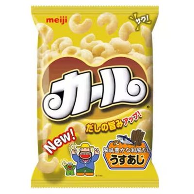 Meiji Carl Lightly Salted Flavor Corn Snacks 68g