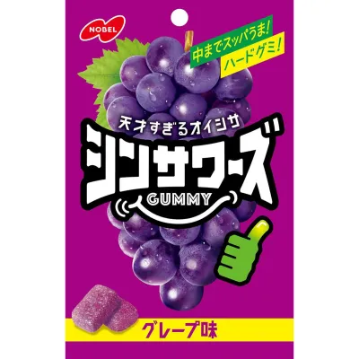 Nobel Shin Sours Gummy Grape Flavor 50g