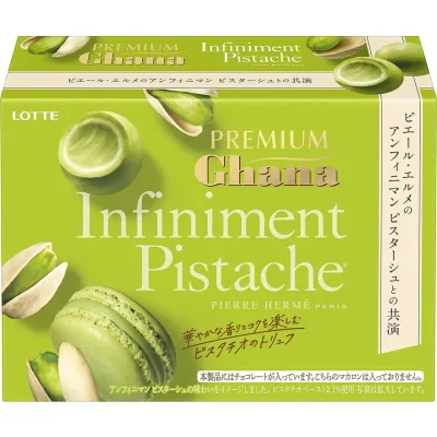 Lotte Premium Ghana Truffle Infiniment Pistachio 49g