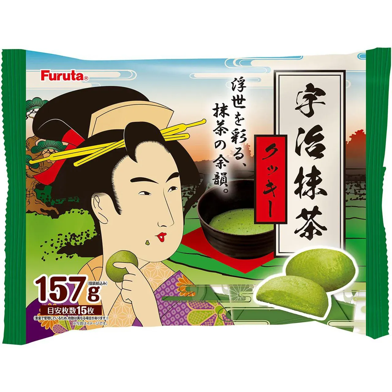 Furuta Uji Matcha Cookies 157g