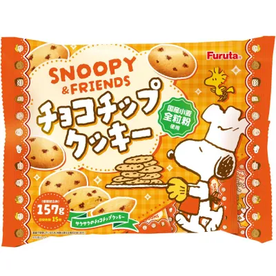 Furuta Snoopy &amp; Friends Chocolate Chip Cookies 157g