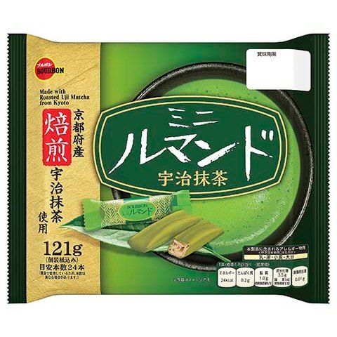 Bourbon Mini Lumonde Uji Matcha Crepe Cookies 121g