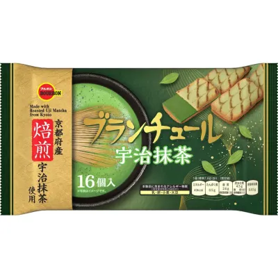 Bourbon Blancheur Uji Matcha Cookies 16pcs