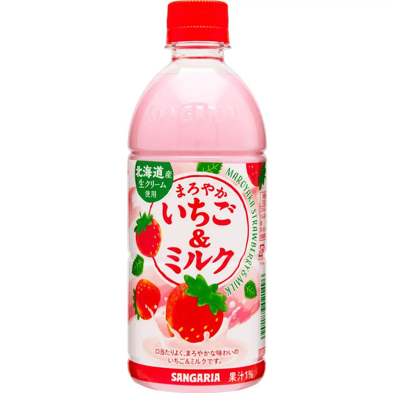 Sangaria Maroyaka Strawberry &amp; Milk Drink 500ml