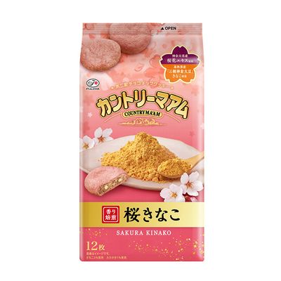 Fujiya Country Ma’am Sakura Kinako Cookies 12pcs
