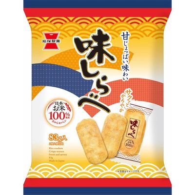 Iwatsuka Seika Ajishirabe Sweet &amp; Salty Rice Crackers 83g