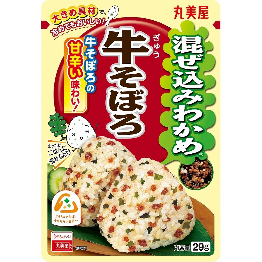 Marumiya Mazekomi Wakame Beef Soboro Furikake 29g