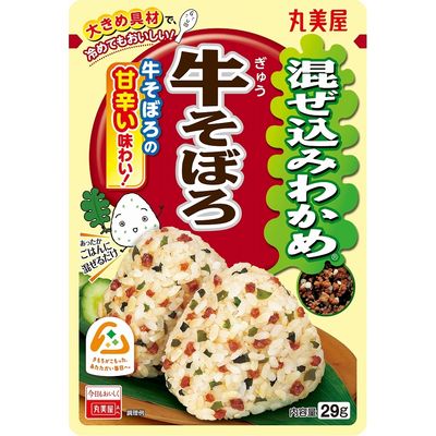 Marumiya Mazekomi Wakame Beef Soboro Furikake 29g