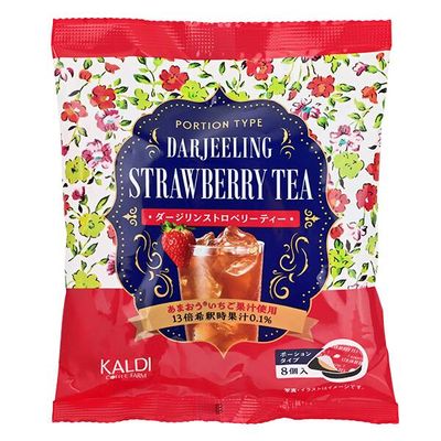 KALDI Darjeeling Strawberry Tea Portion 88g (11g × 8)