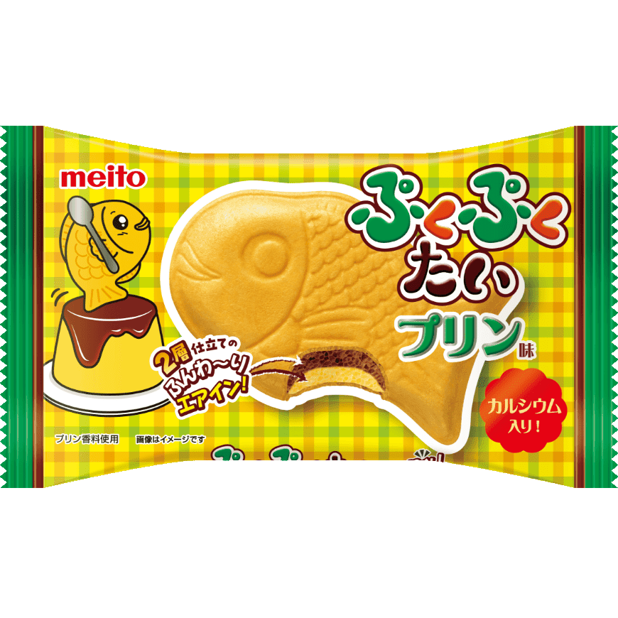 Meito Puku puku Tai Pudding Flavor 1pc