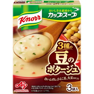 Ajinomoto Knorr Cup Soup Three Bean Potage 3 Servings