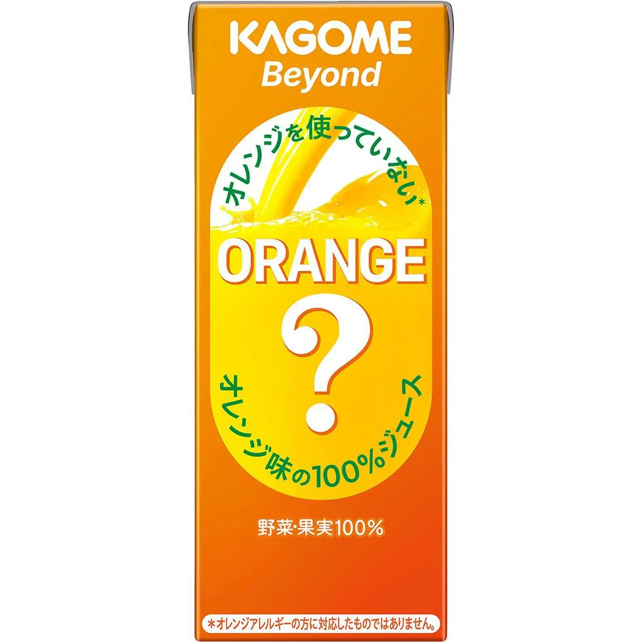 Kagome Beyond Orange Flavor Juice Without Orange 195ml