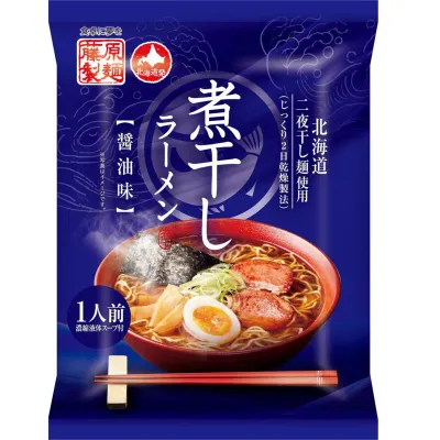 Fujiwara Seimen Niboshi Ramen Shoyu Flavor 1 Serving 110g