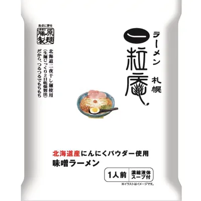 Fujiwara Seimen Sapporo Ichiryuan Miso Ramen 1 Serving 124g
