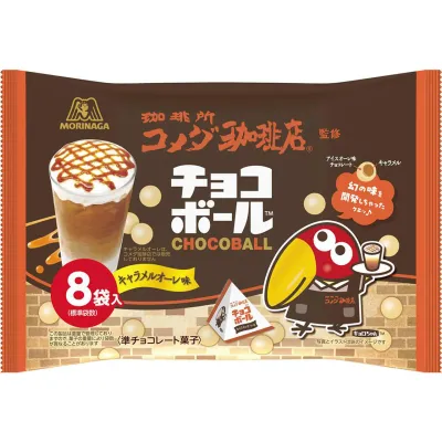 Morinaga Chocoball Caramel Au Lait 8 Packs 95g