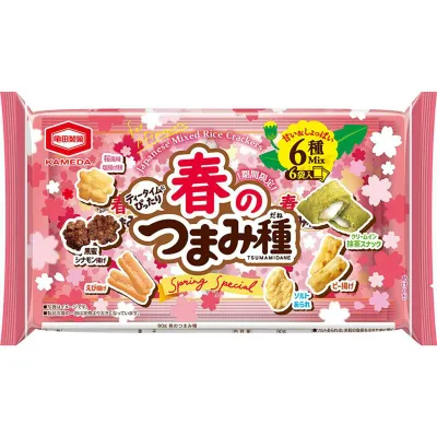 Kameda Seika Spring Tsumami Seed Mix 6 Packs 90g