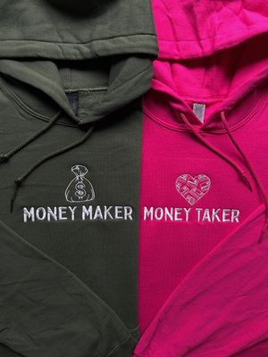 Money Maker - Money Taker Matching Embroidery Set