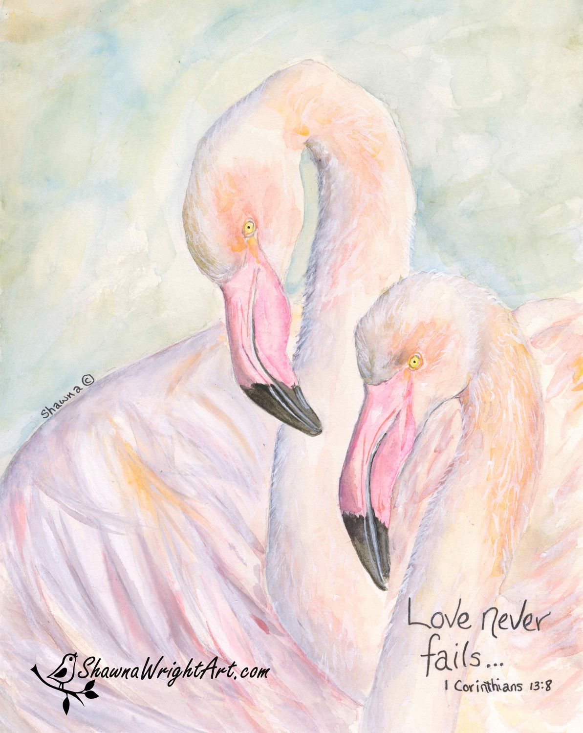 "Love Never Fails" (Signed &amp; Numbered Print)