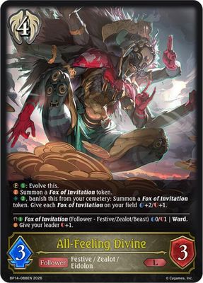 All-Feeling Divine - BP14: Banquet of Dreams (BP14) BP14: Banquet of Dreams Foil