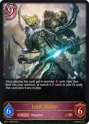 Lord Atomy - BP01: Advent of Genesis (BP01) BP01: Advent of Genesis Foil