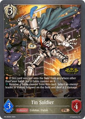 Tin Soldier (Spring Fest 2024) - Shadowverse: Evolve Promo Cards (SVPR) Shadowverse: Evolve Promo Cards Foil