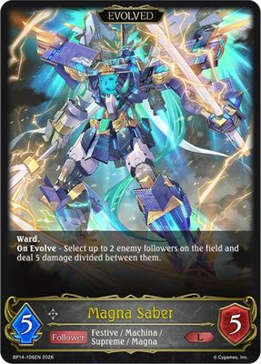 Magna Saber (Evolved) - BP14: Banquet of Dreams (BP14) BP14: Banquet of Dreams Foil